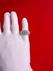 Pure Silver Women’s Cocktail Ring (Size 7.5) WR264