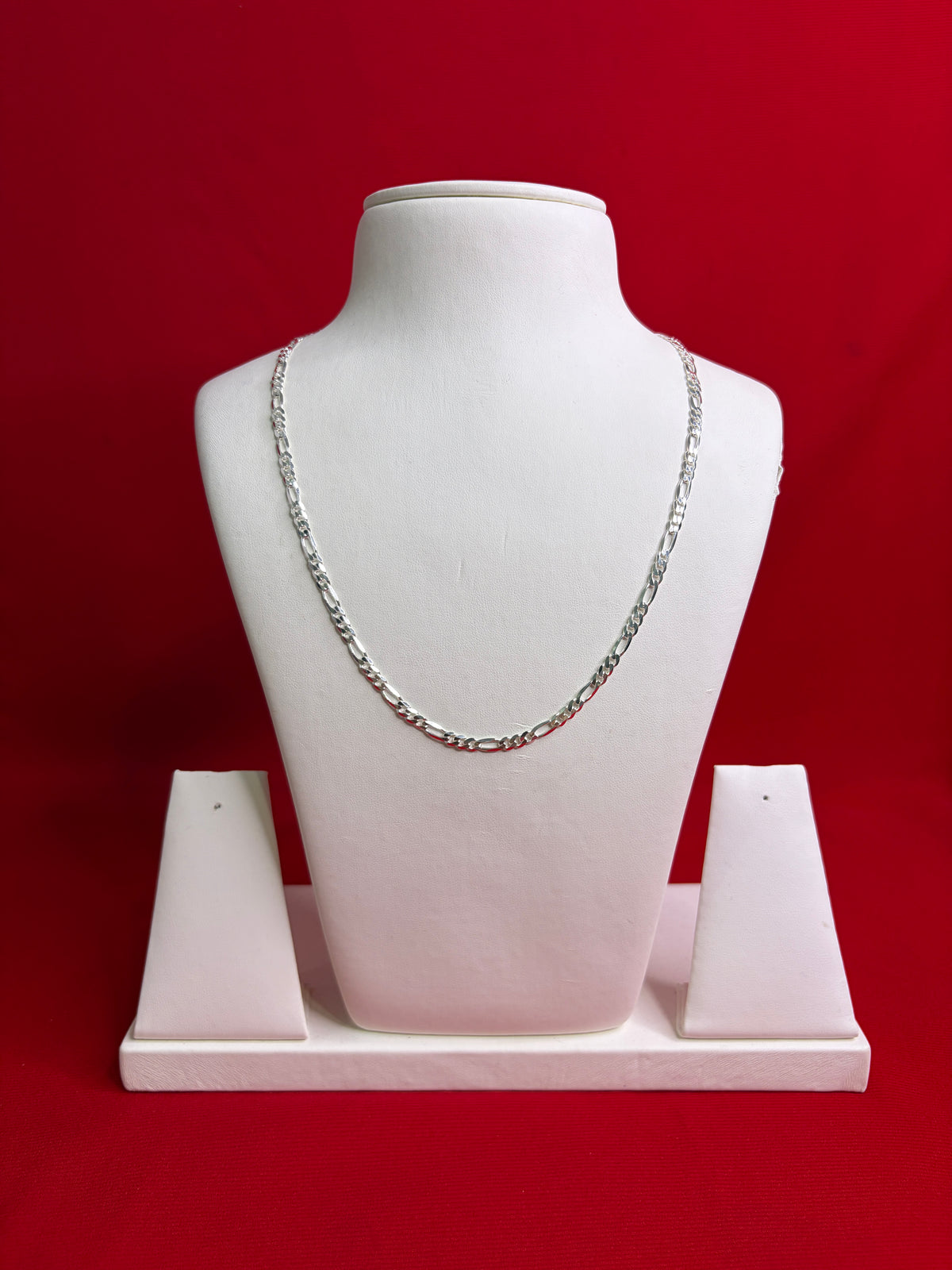 Figaro Pure Silver Chain 20” (SC153)