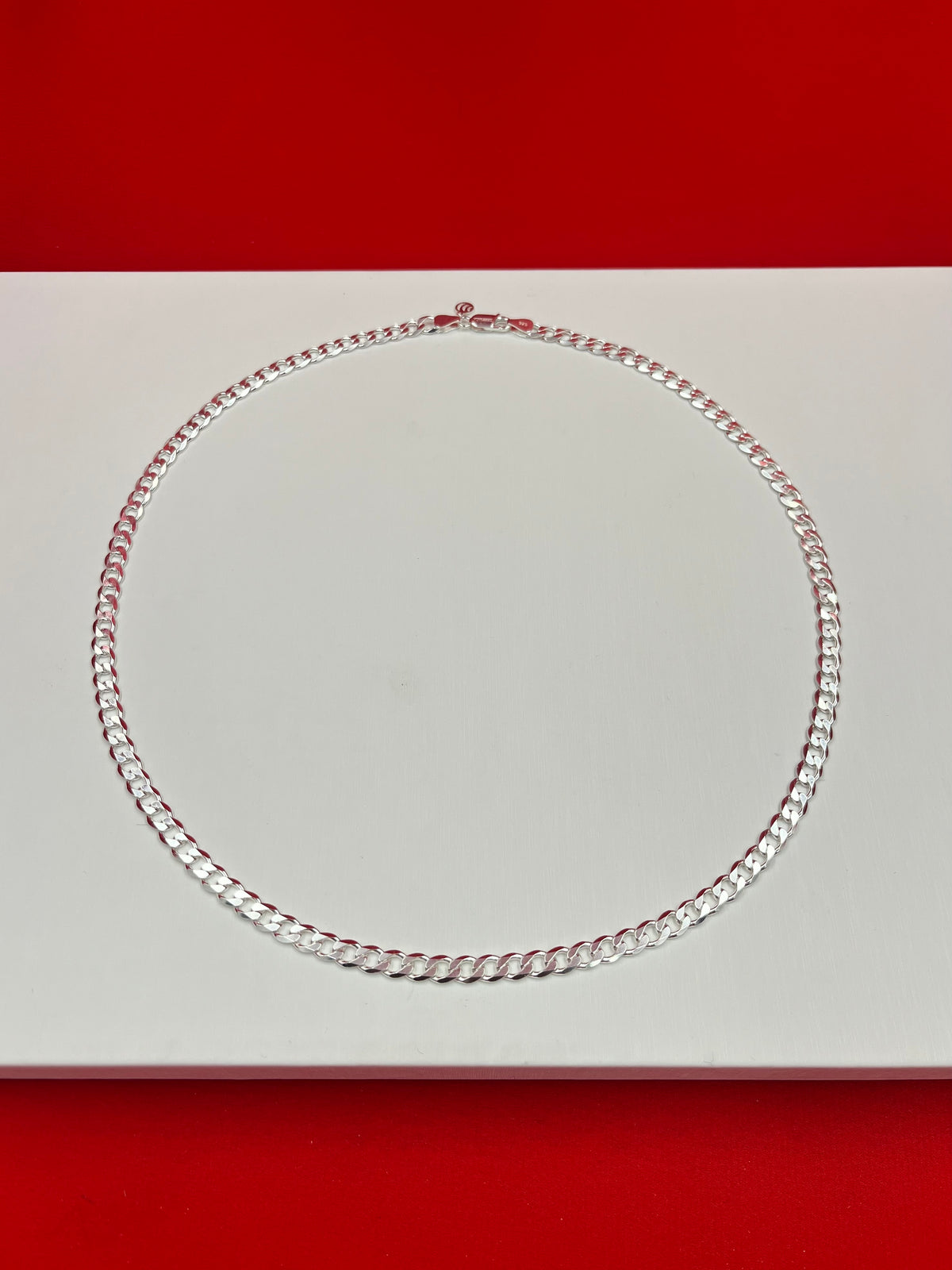 Cuban Pure Silver Chain 24”