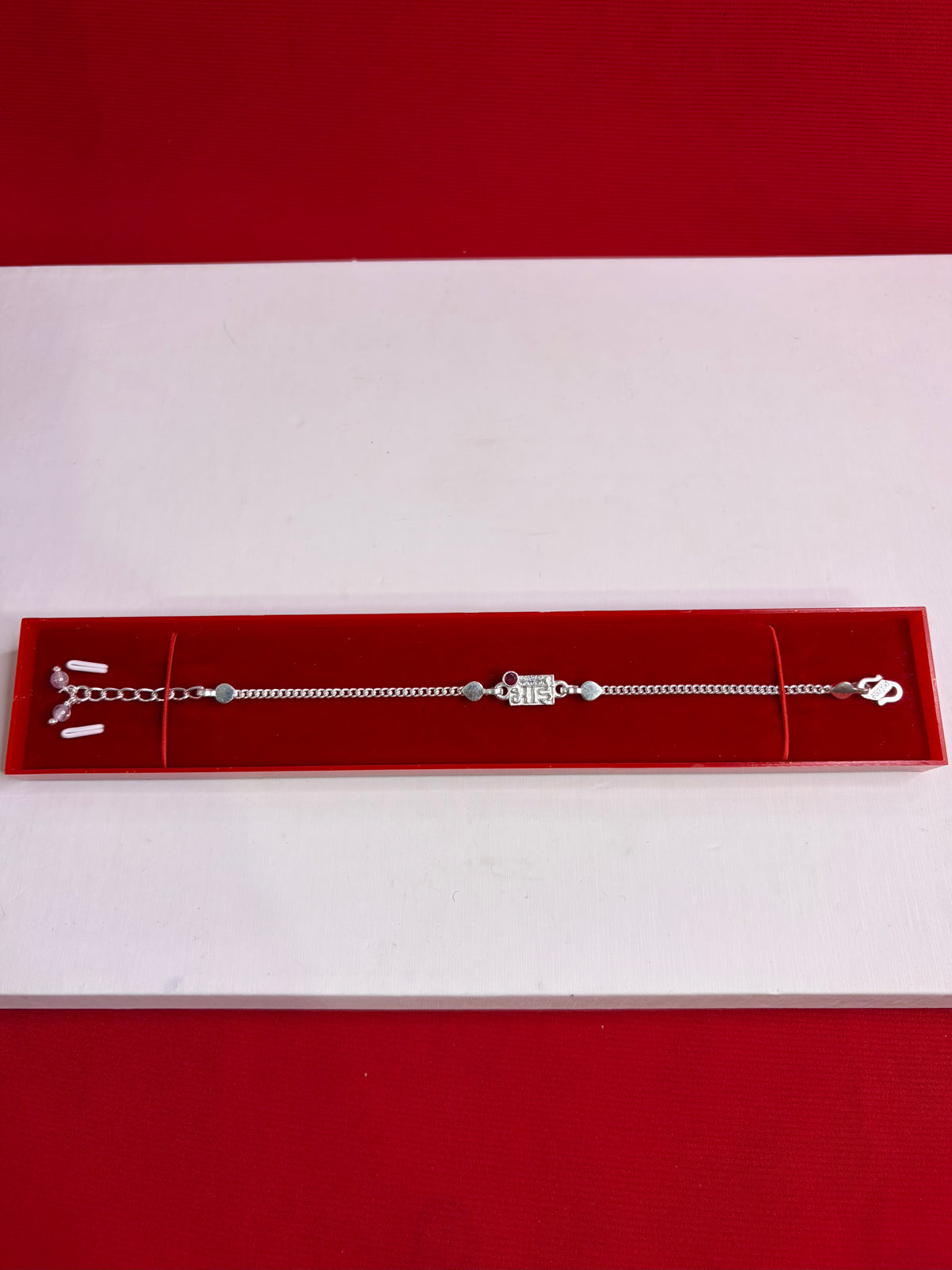 Pure Silver Rakhi Bracelet 7.0-8.5”(SR50)