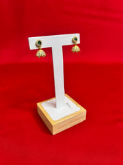 Pure Silver Jhumki With 24k gold Plating(WJ12)