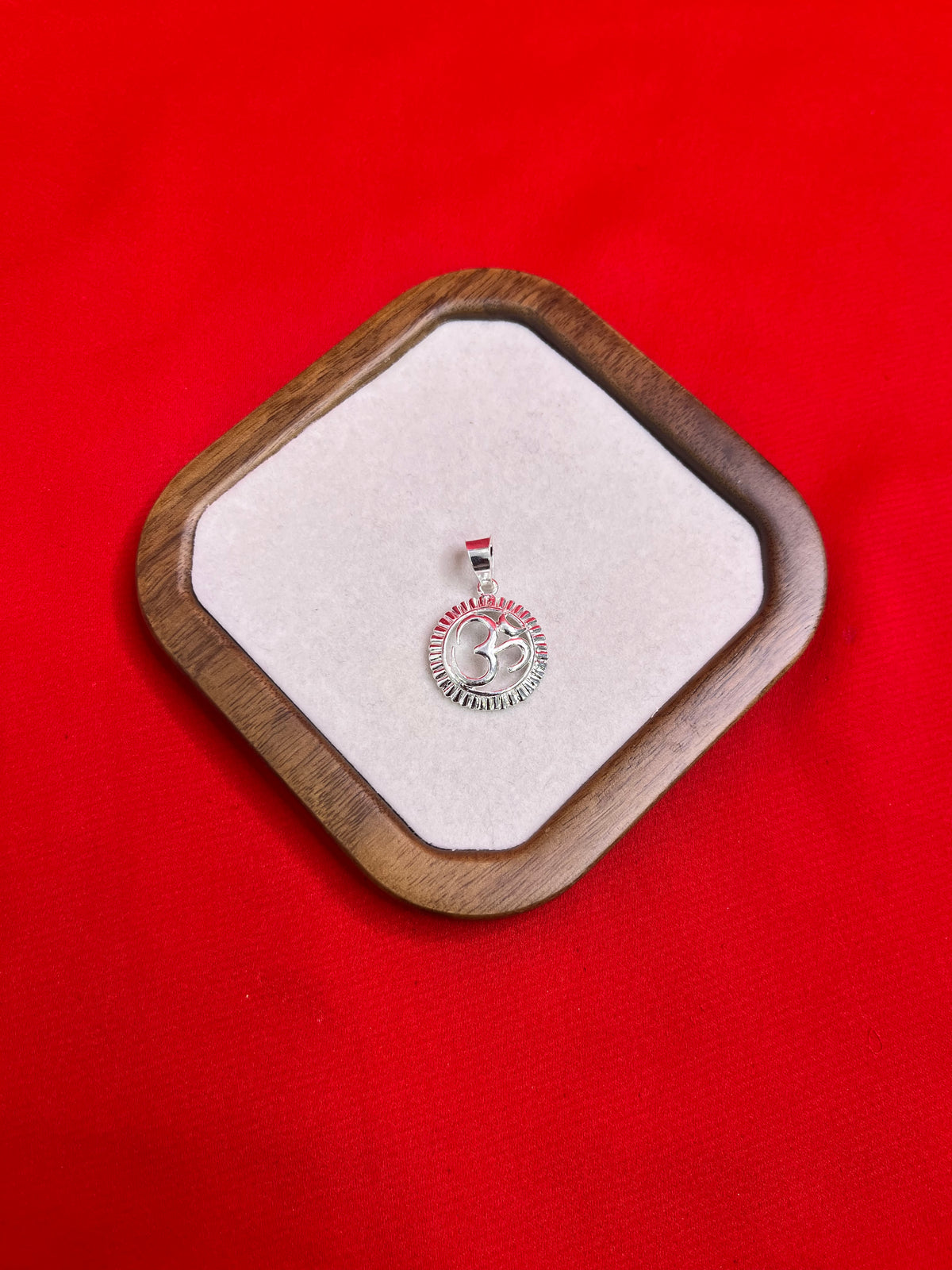 Pure Silver OM Pendant (SP47)