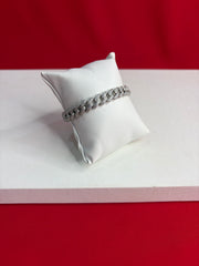 Men Silver Icedout Bracelet (MB159)
