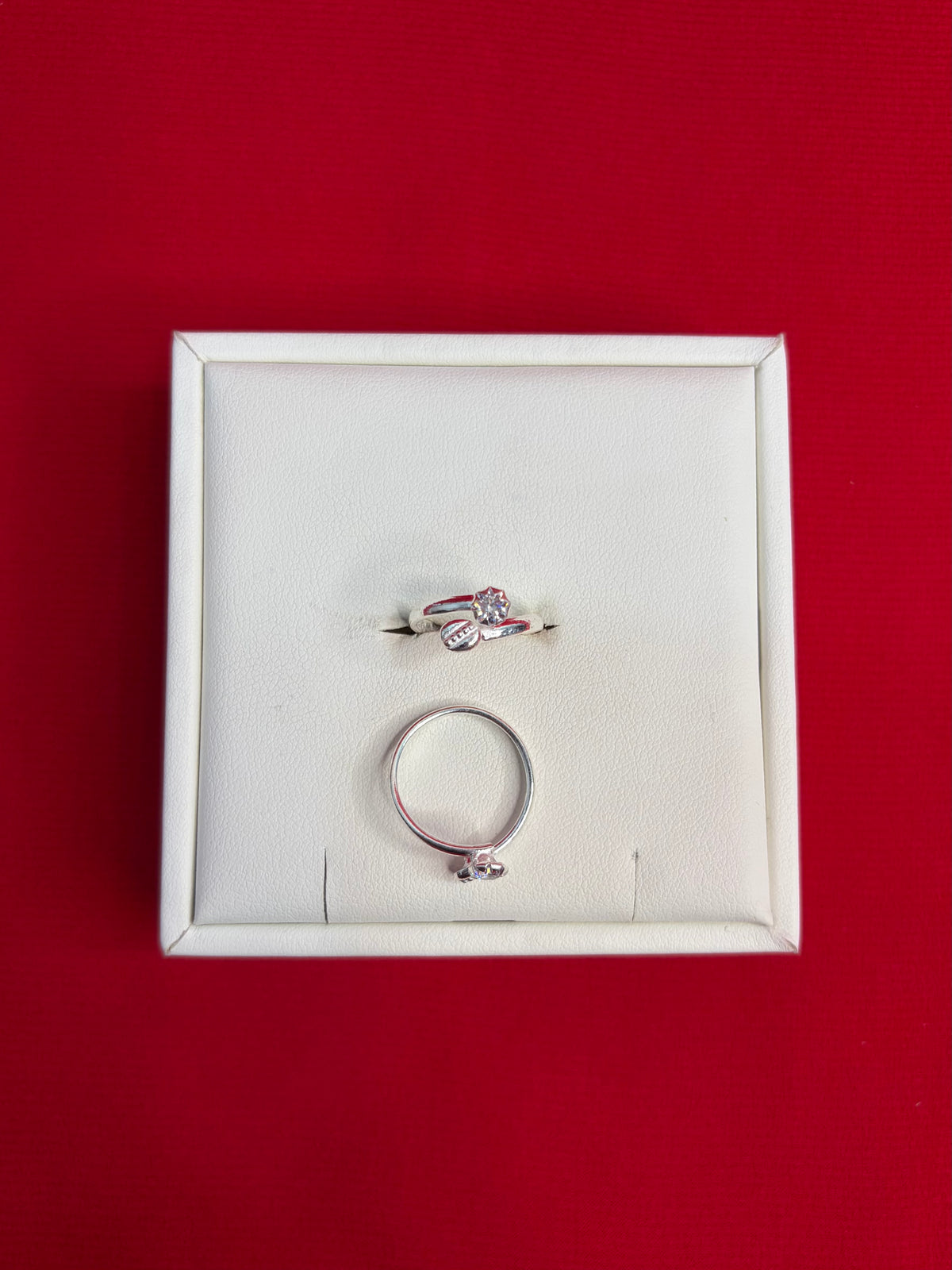 Pure Silver Toe Rings Pair (TR13)
