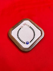 Evil Eye Black Beads Bracelet (Najariye) (WB109)