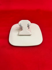 Pure Silver Hoops Earrings (HE43)