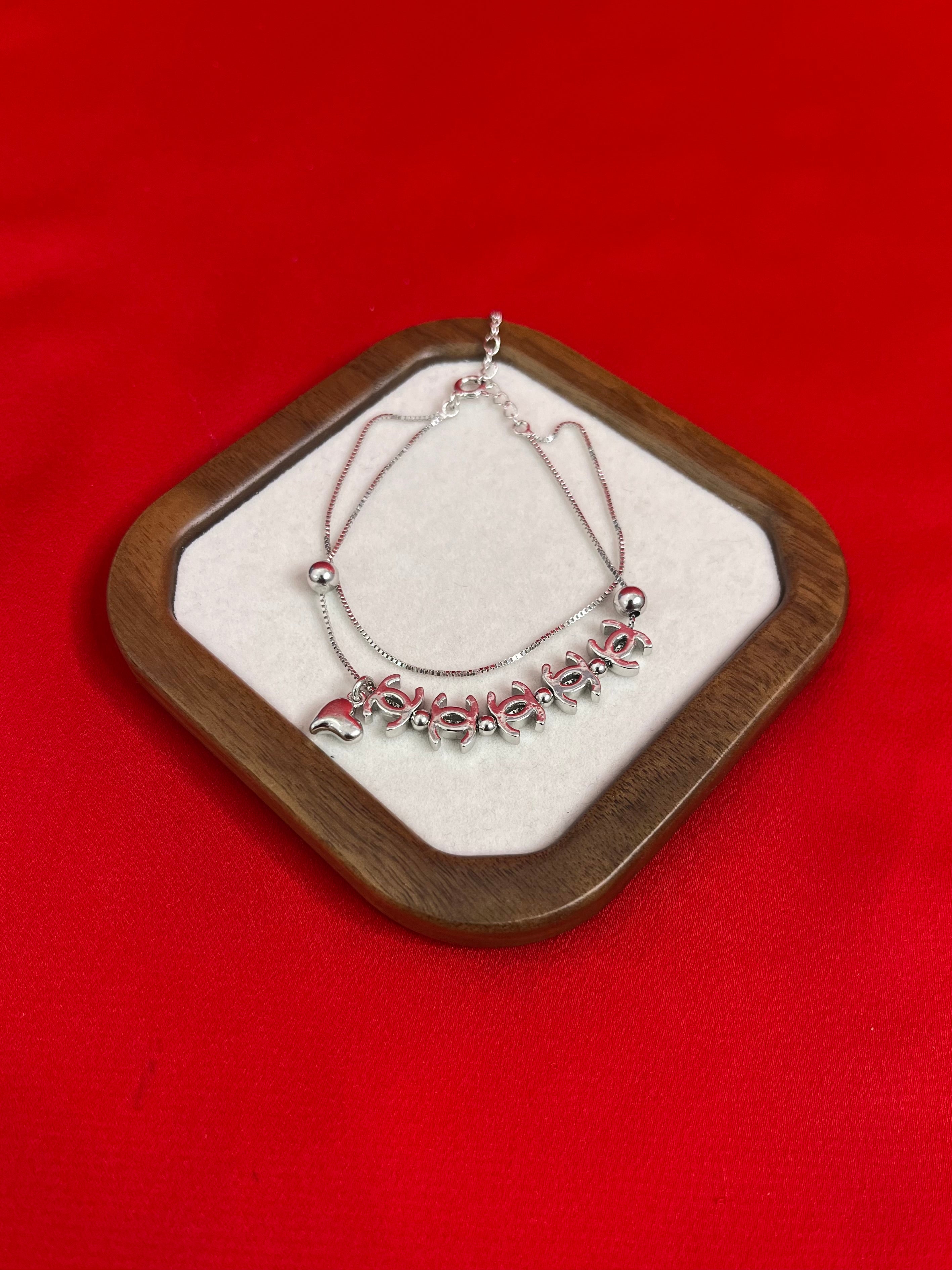 Fancy Pure Italian Silver Bracelet