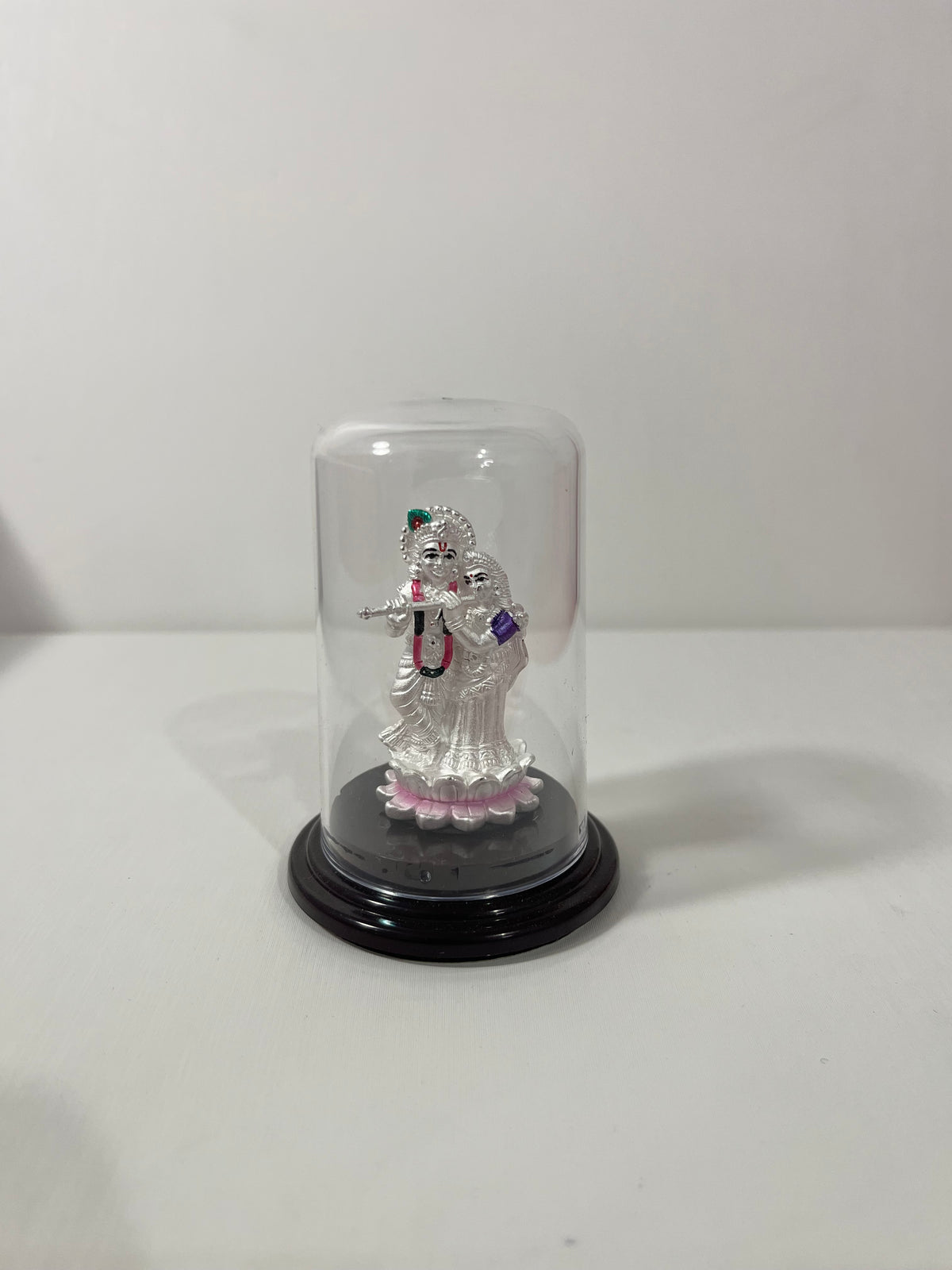 Pure Silver Radha-Krishna Car Stand (SS44)