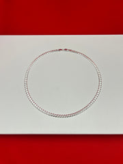 Cuban Pure Silver Chain 20”