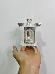 Pure Silver Puja Hatadi With 5 Diyas