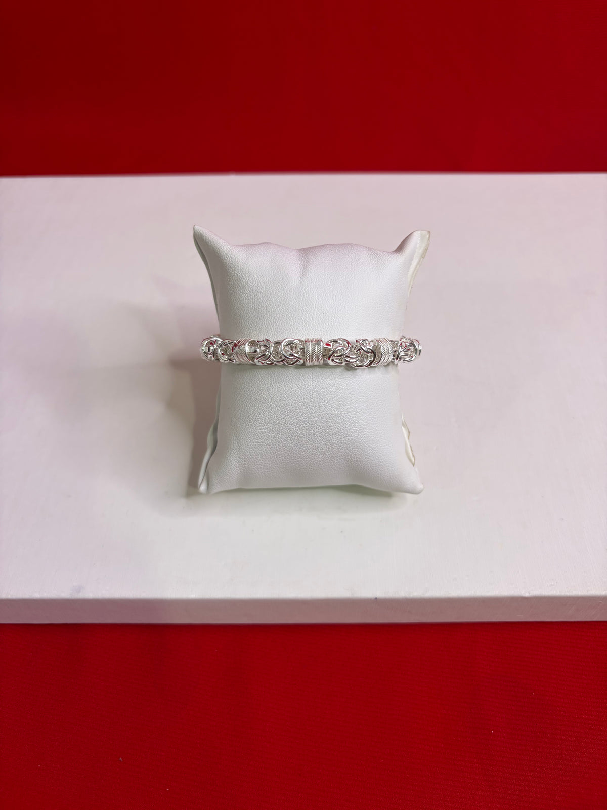 Men Pure Silver Bracelet (MB113)