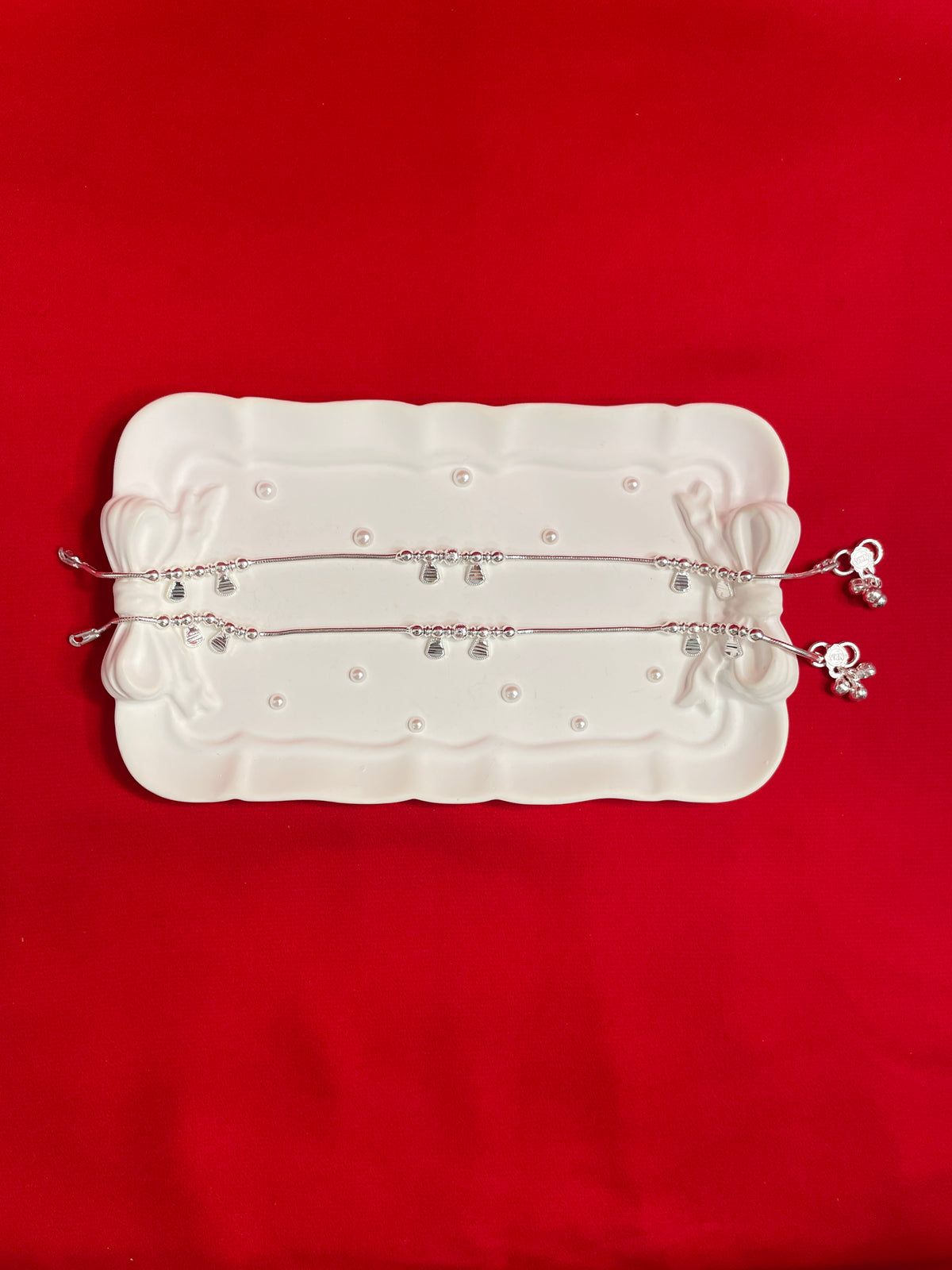 Pure silver Anklets