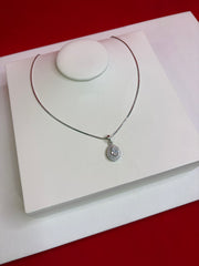 Pure Silver Pendant Necklace (WN101)