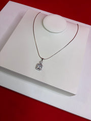 Pure Silver Pendant Necklace (WN104)
