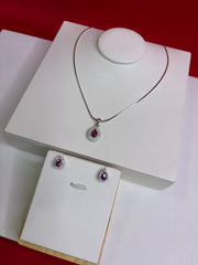 Pure Silver Pendant Set (WN137)
