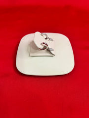 Pure Silver Hoops Earrings (HE32)