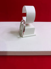Pure Silver Red Meena Bangle (2.4) (SB33)