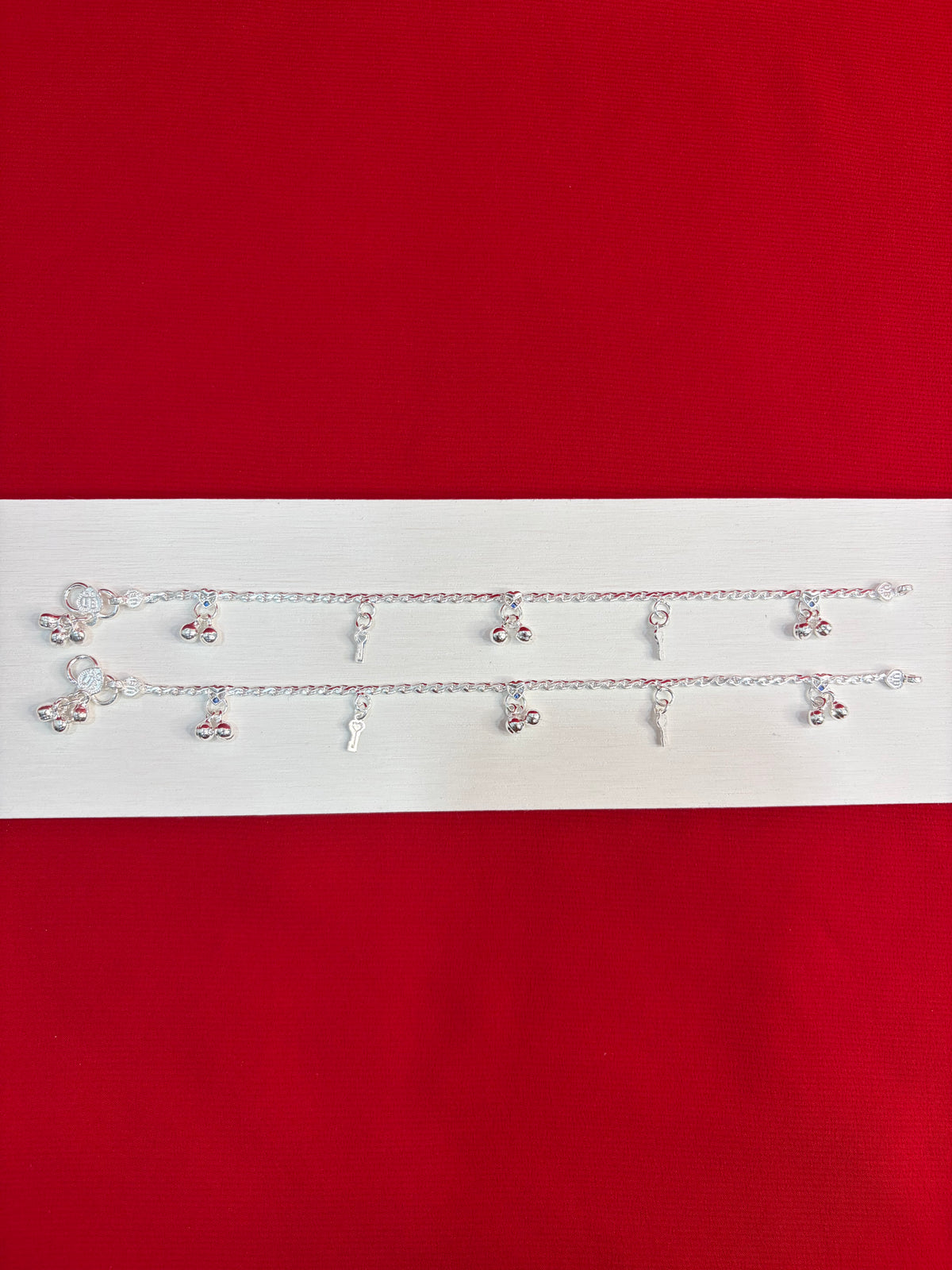 Pure Silver Kids Anklets (8.5 Inch) (KA142)