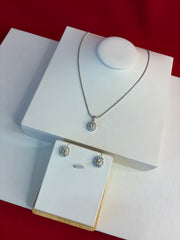 Pure Silver Pendant Set (WN221)