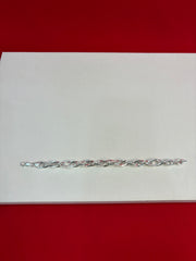 Men Pure Silver Bracelet (MB155)