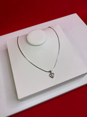 Pure Silver Pendant Necklace (WN119)