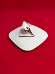 Pure Silver Hoops Earrings (HE117)