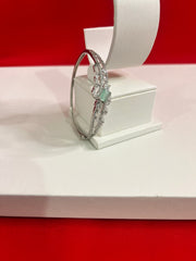 Fancy Pure italian Silver Bangle 2.2