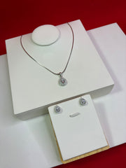 Pure Silver Pendant Set (WN153)