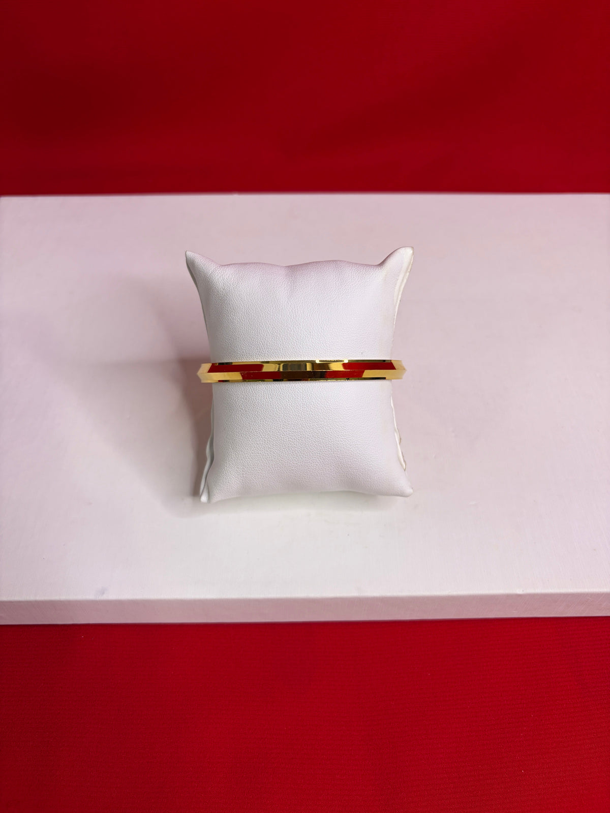 Pure Silver 24k Gold Plated Kada 2.6” (MK102)