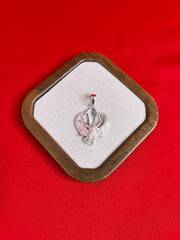 Pure Silver Khanda Pendant