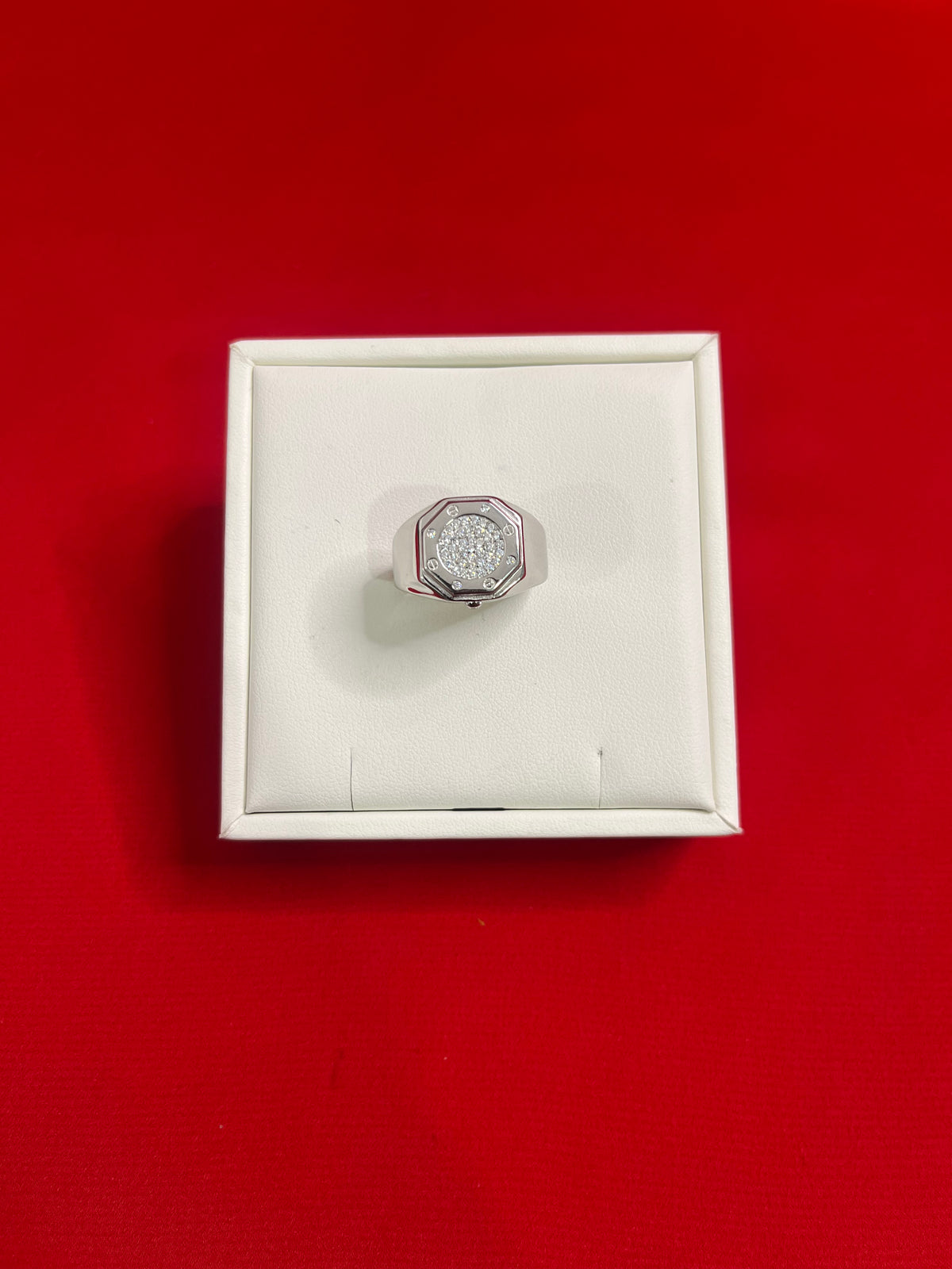 Men Silver Ring (Size 10) MR46