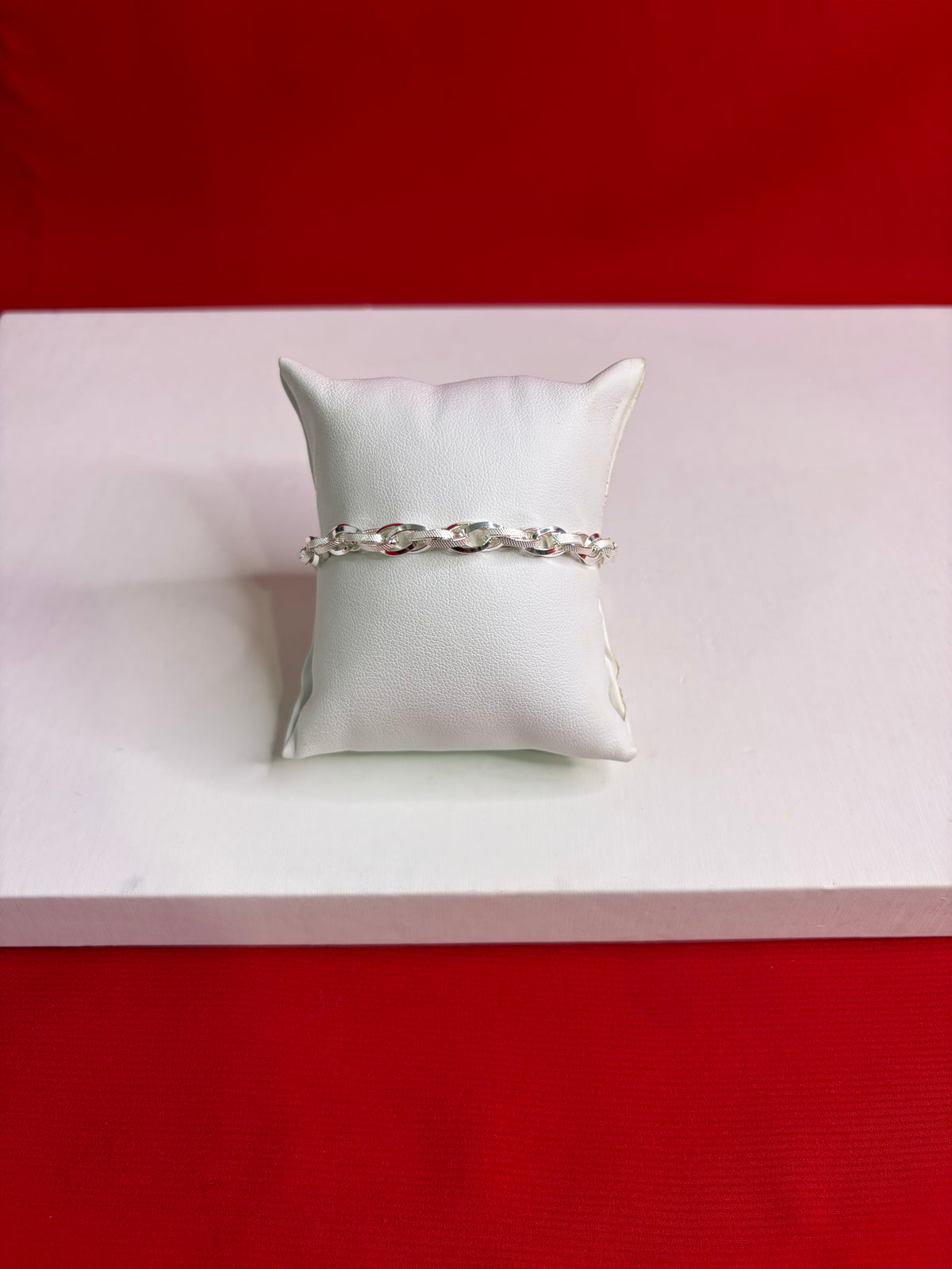 Men Pure Silver Bracelet (MB98)