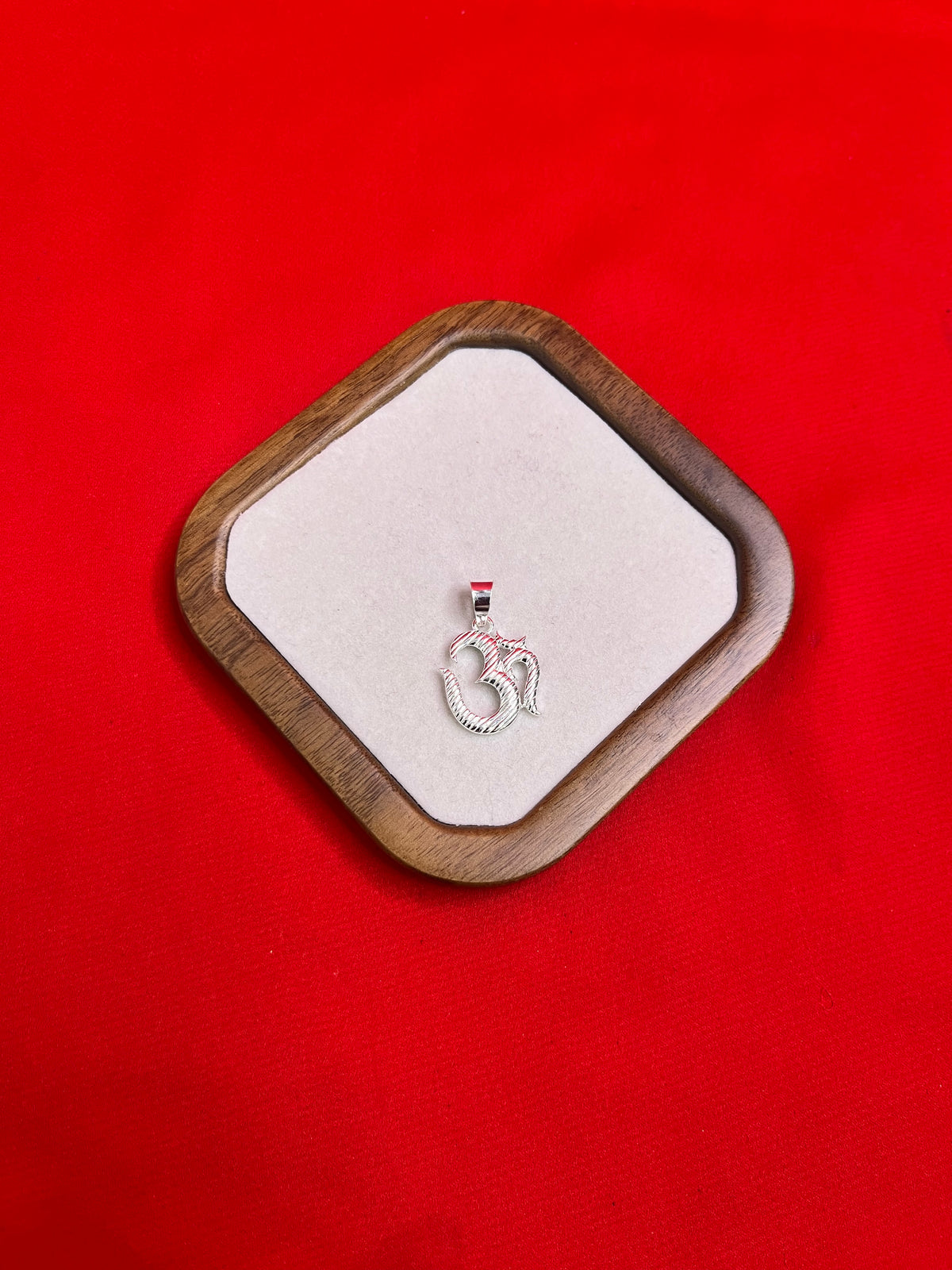 Pure Silver OM Pendant (SP48)