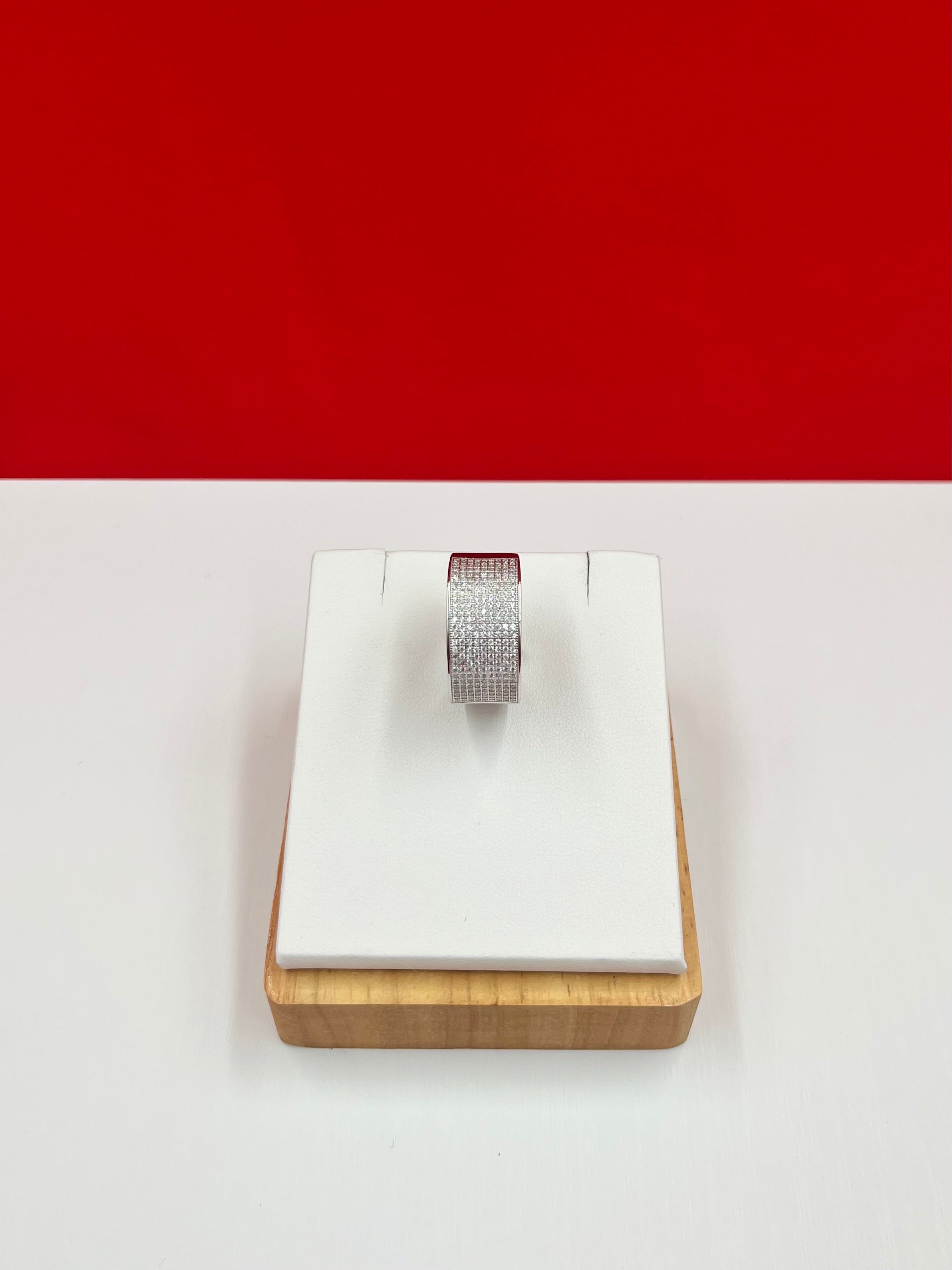 Silver Iced Band size 11