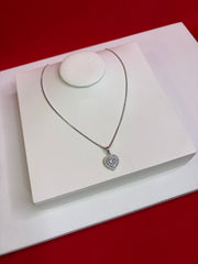 Pure Silver Pendant Necklace (WN102)
