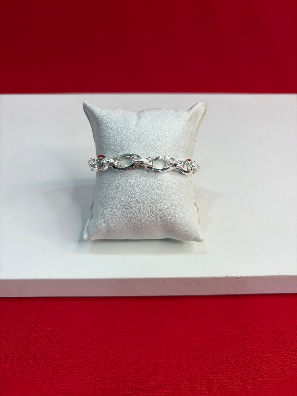 Men Pure Silver Bracelet (MB143)