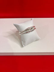 Pure Silver Bangle Pair 2.1