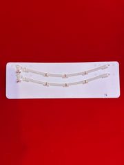Pure Silver Anklets (7.5 Inch) (KA117)