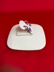 Pure Silver Hoops Earrings (HE49)