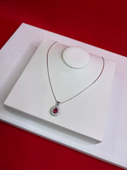 Pure Silver Pendant Necklace (WN126)