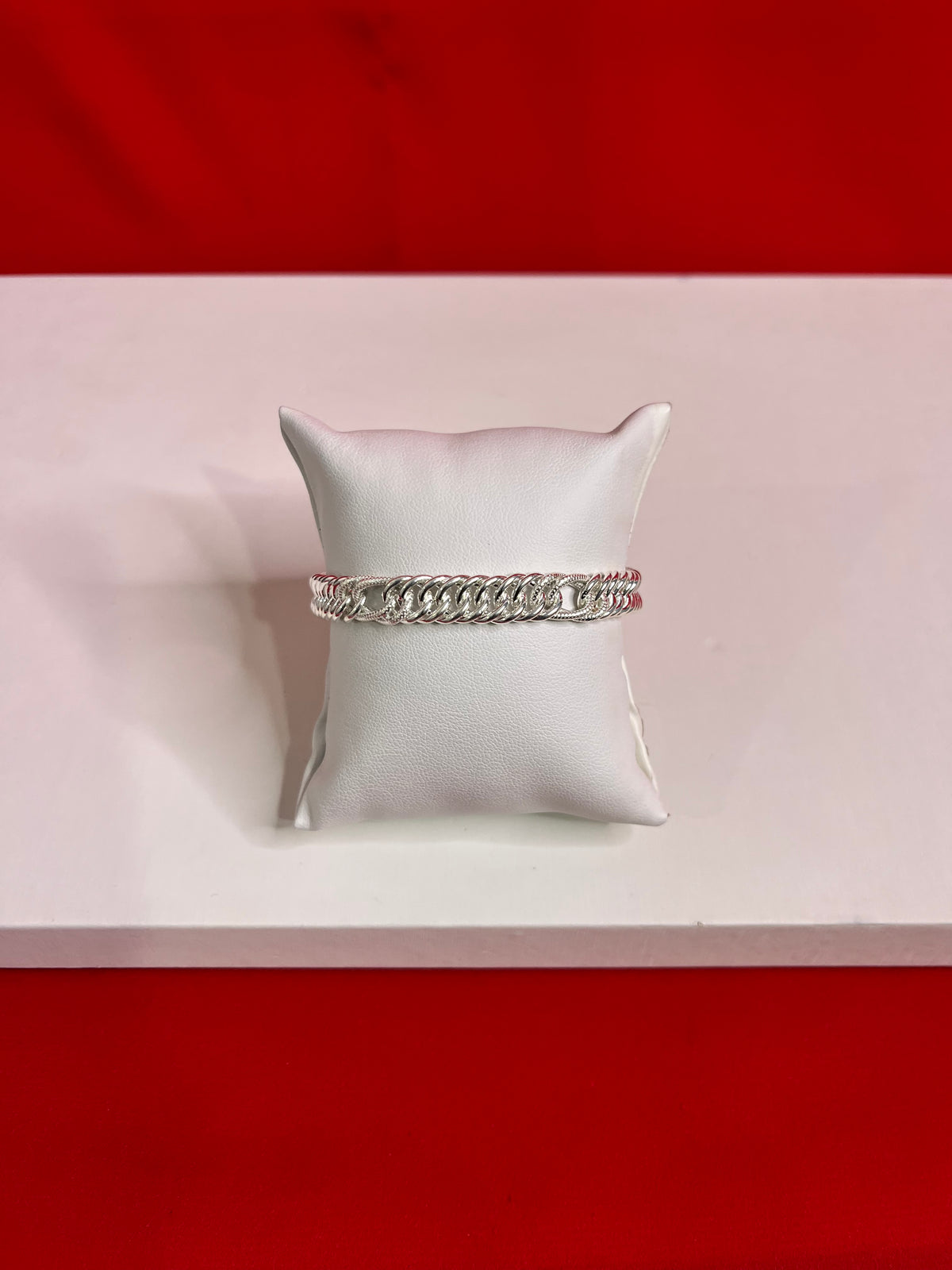 Men Pure Silver Bracelet Mb38