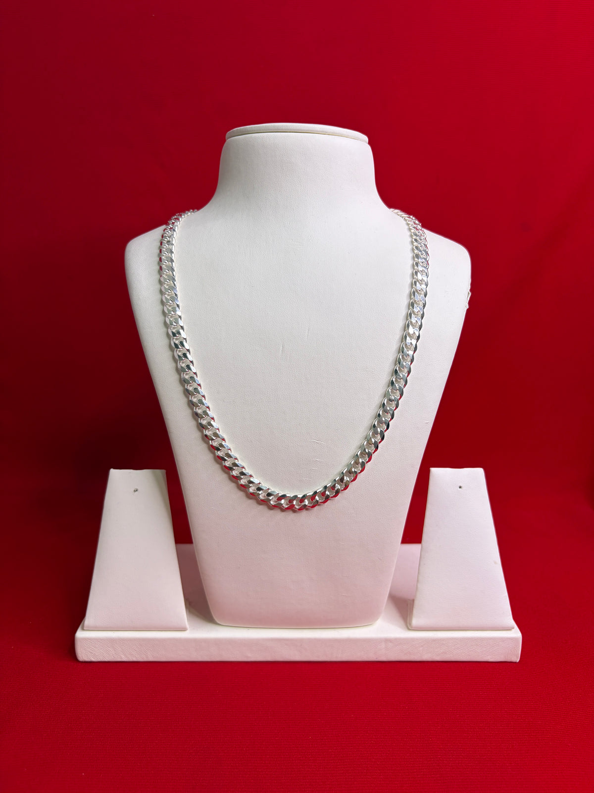 Cuban Pure Silver Chain 22”(SC145)