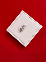Men Silver Ring (Size 7.5) MR183