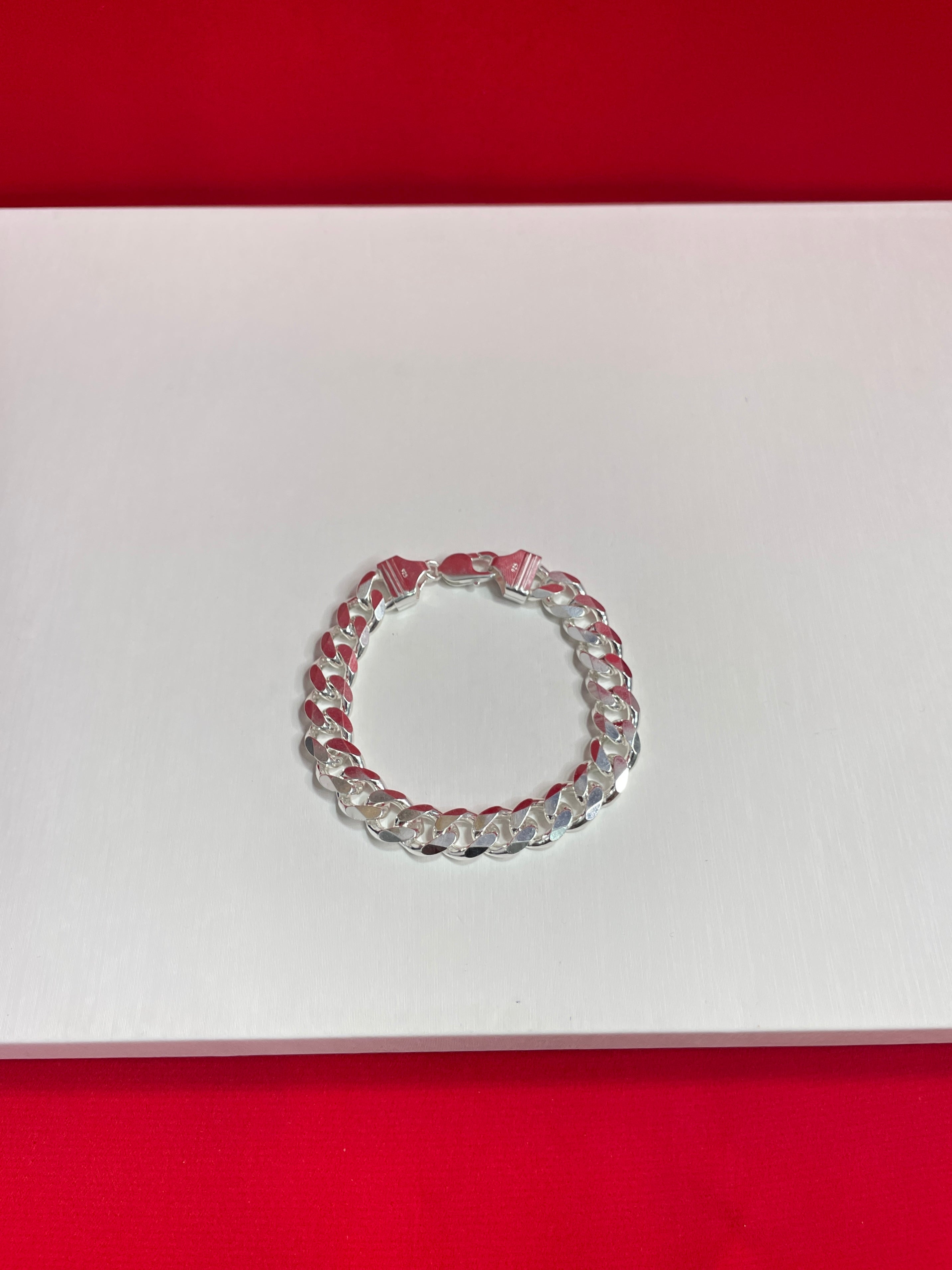 Men’s Pure Silver Cuban Bracelet mb8