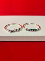 Pure Silver Bangle Pair 2.2 (SB60)