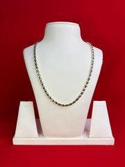 Pure Silver Two Tone Chain 22” (Sc132)