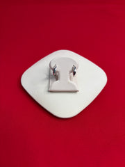 Pure Silver Hoops Earrings (HE95)