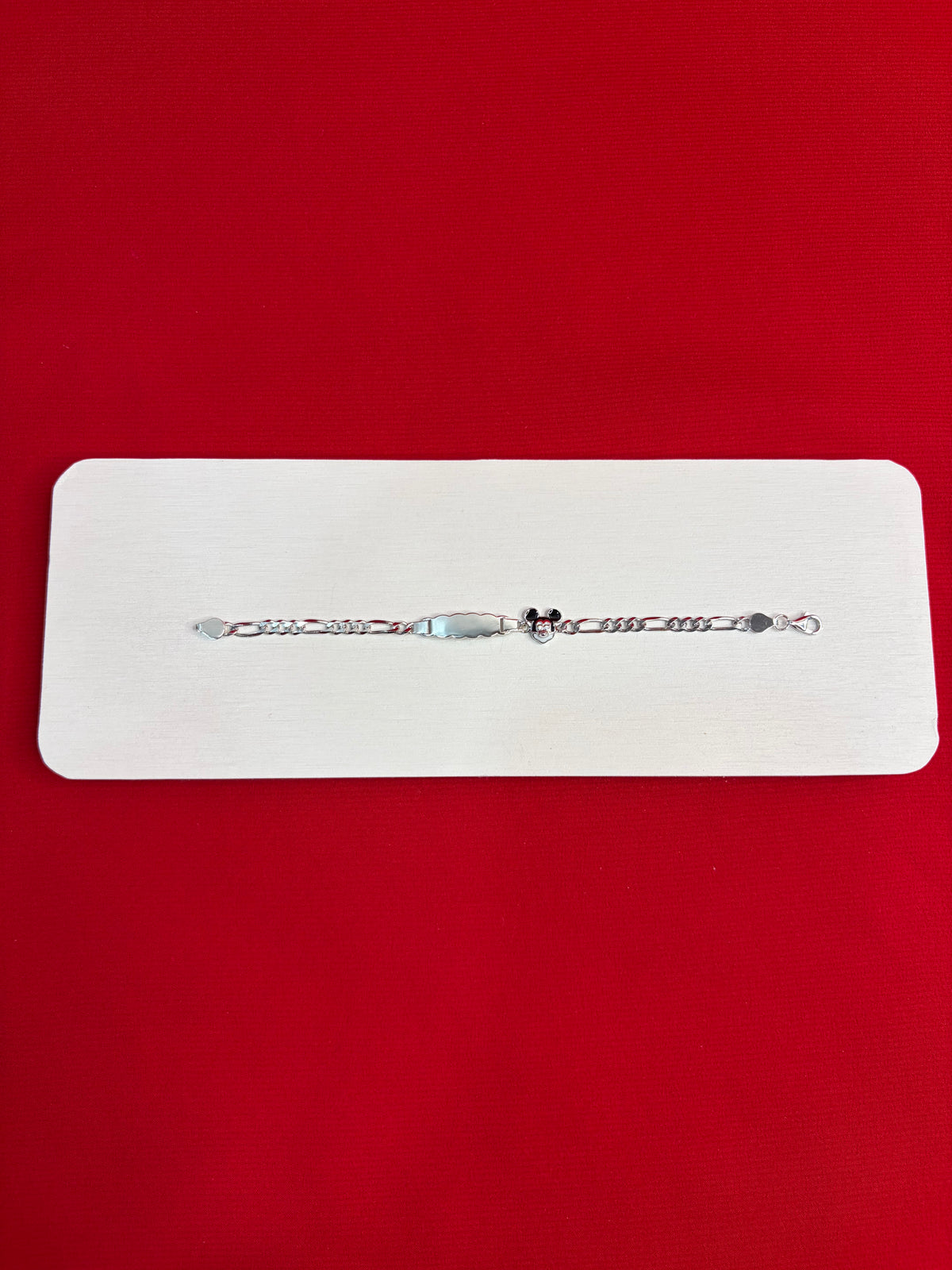 Pure Silver Kids Name Engraving Bracelet (KSR63)