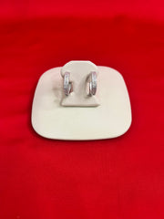 Pure Silver Hoops Earrings (HE39)