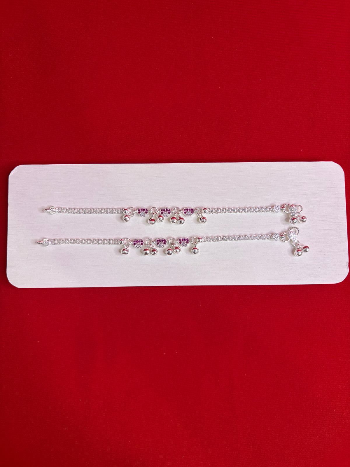 Pure Silver Anklets (6 Inch) (KA96)